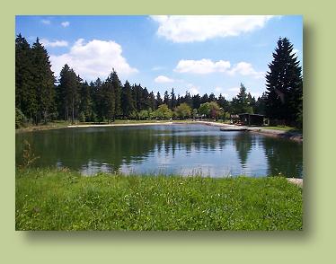 Das Waldbad Bernhardsthal in Neuhaus am Rennweg - klick mich an ...